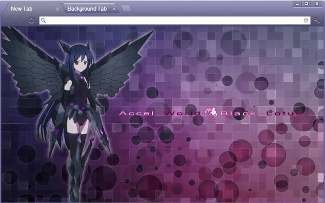 Accel World (Purple) chrome extension