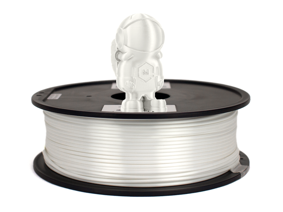 Silky White MH Build Series PLA Filament - 1.75mm (1kg)