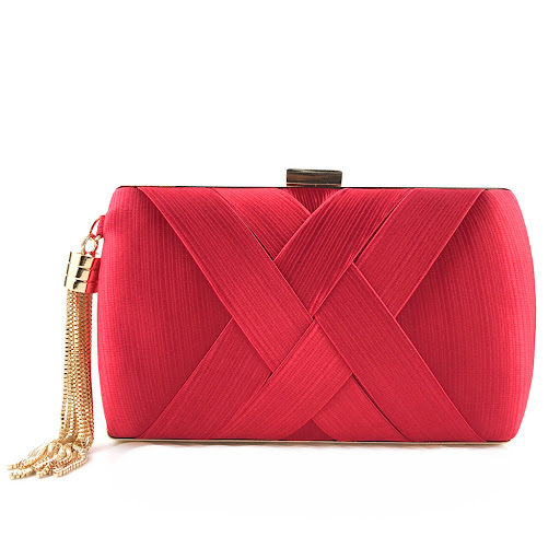 Title 5, Dinner Satin Fashion Tassel Clutch