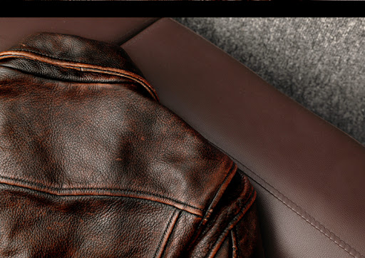 Title 16, Motorcycle Short Stone Grinding Worn Coat, prov...