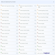 Janeman Fry Center menu 2