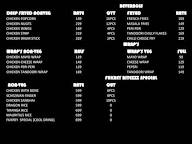 Fukrey Bitezzz menu 1