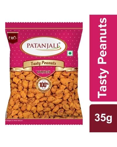 Patanjali Tasty Peanuts Namkeen - 35 gm