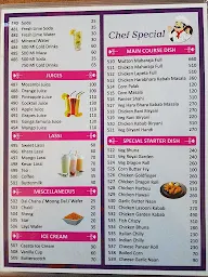 Sadhana Restaurant & Bar menu 3