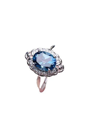 Sieraden Natuurlijke Topaas Ring S9 - 1