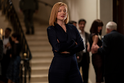 Sarah Snook as Shiv Roy.