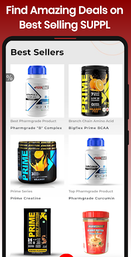 Screenshot Big Flex Coupons - Supplements