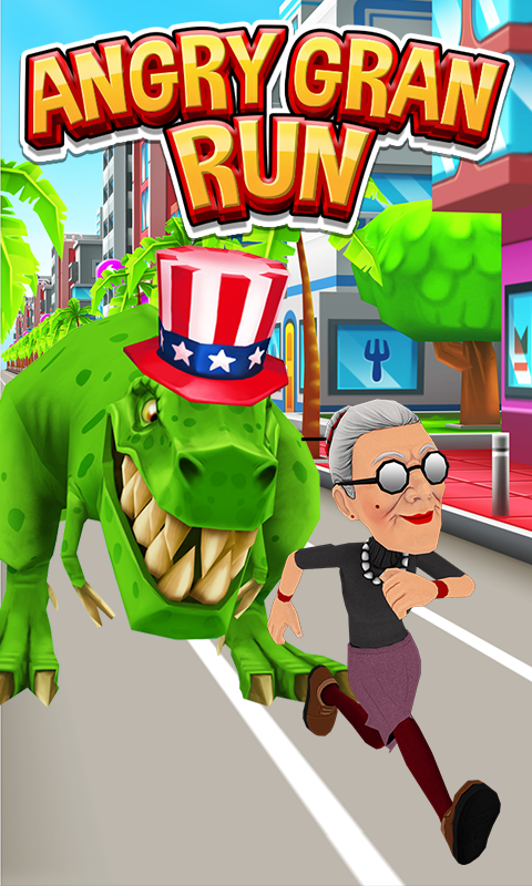 Angry Gran Run - Corrida Jogo - screenshot