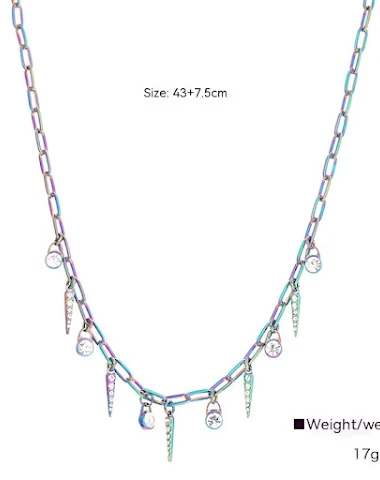 Collier Pendentif Ken Color Métal P - 2
