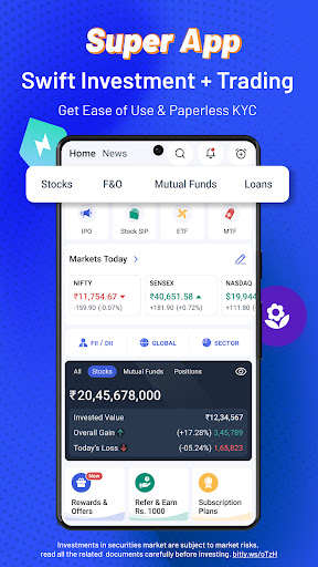 Screenshot Angel One: Stocks, Mutual Fund