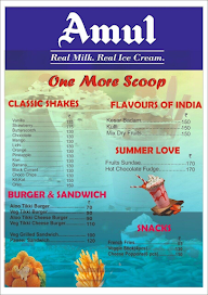 One More Scoop Amul Ice Cream Parlour menu 1