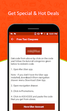 Free Taxi Coupons for Uber Cabのおすすめ画像4