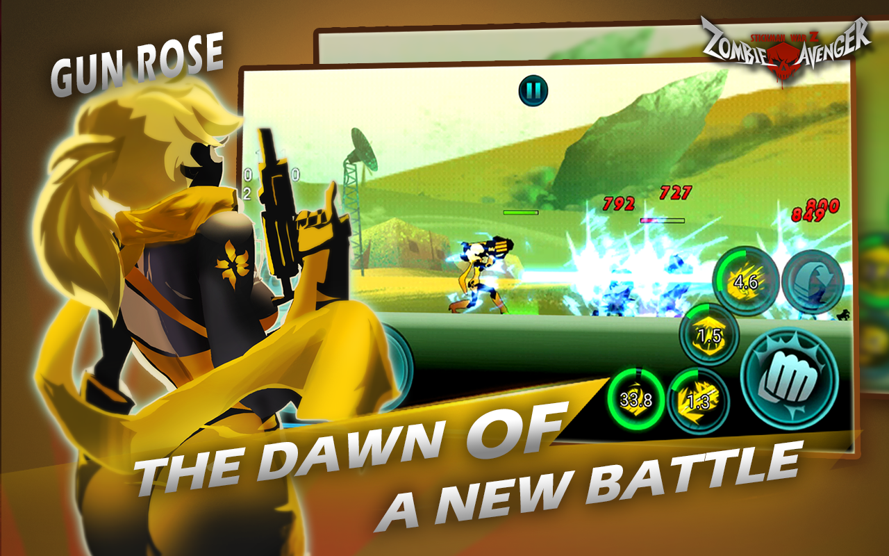    Zombie Avengers-Stickman War Z- screenshot  