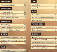 Coffee Maska menu 1