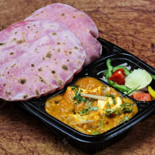 Paneer Tikka Masala, Beetroot Roti (4 Qty.) & Daily Diet Salad Thali