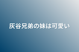 灰谷兄弟の妹は可愛い