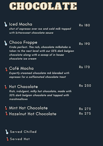 Kolkata Beverage Company menu 