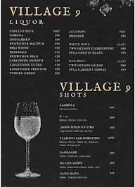 The Village Nine menu 2