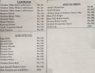 Prince caterer menu 1