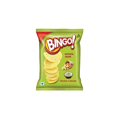 Bingo Potato Chips -Cream & Onion