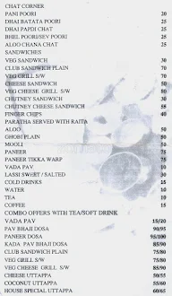 Infinity Kandivali menu 1