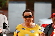 Limpho Hani, widow of slain SACP leader Chris Hani, at the Constitutional Court where judgment to release Janusz Walus, the man who killed her husband in 1993, was handed down.