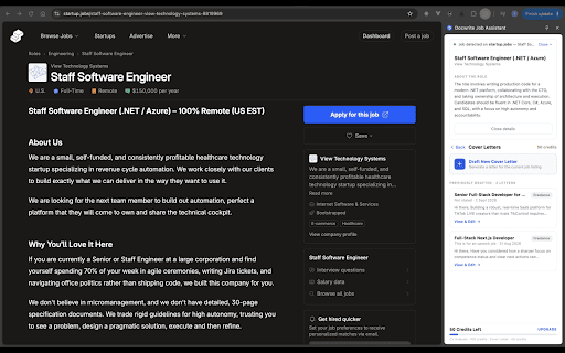 Docwrite Job Assistant screenshot 3