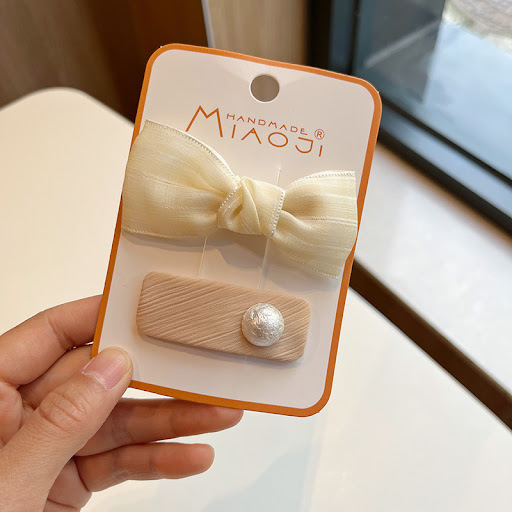 Title 16, Lace Bow Press Clip Childrens Pearl Embroidery...