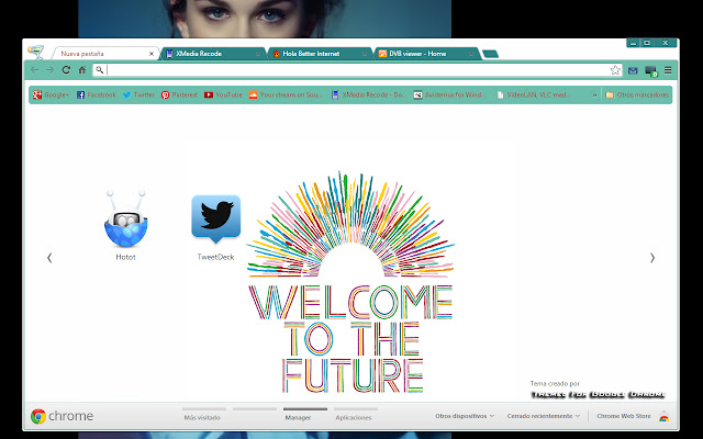 Welcome to the Future Festival 2013 chrome extension