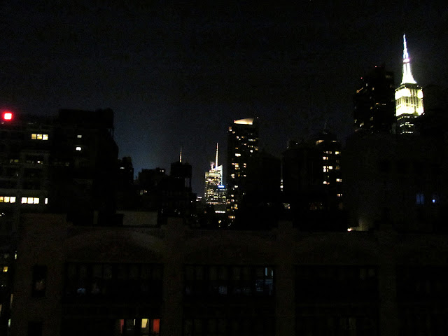 View from the 18th floor of the Hilton, Empire State Building on the right