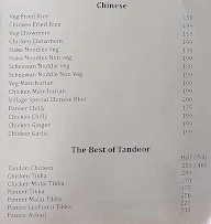 The Village Cafe & Restaurant menu 8