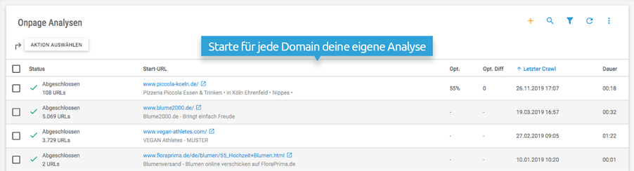 OnPage Analyse in XOVi analysiert beliebige Domains für OnPage-Parameter