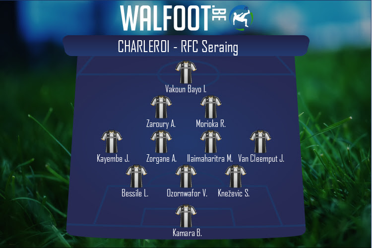 Composition Charleroi | Charleroi - RFC Seraing (04/02/2022)