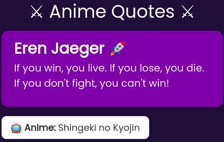 Anime Quotes Preview image 0