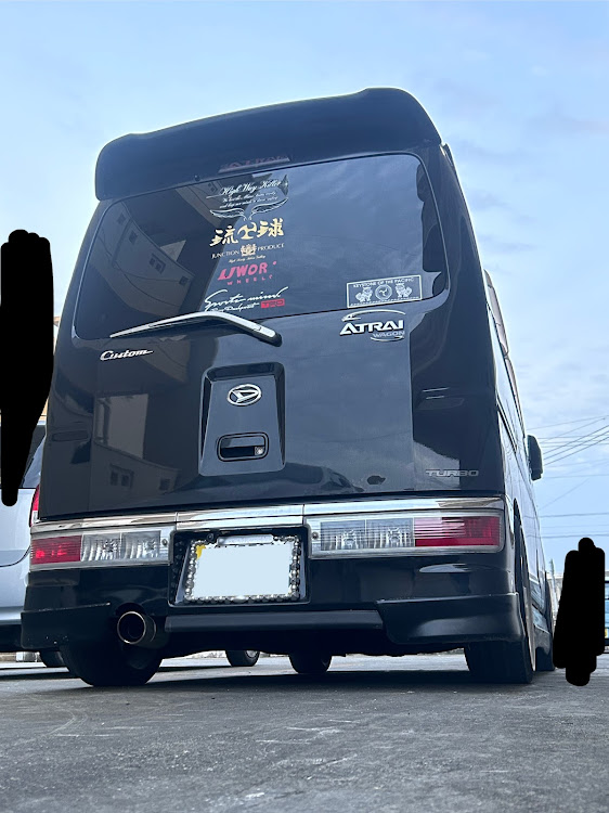 アトレーワゴンの純正テール加工に関するカスタム事例の投稿画像1枚目
