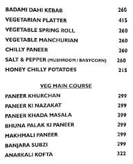 Flavours menu 1