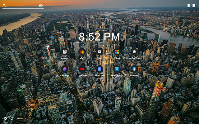 New York City New Tab Wallpaper Theme