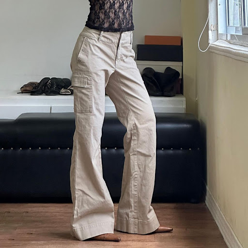Title 2, Low Waist Solid Color Loose Casual Jeans offeri...