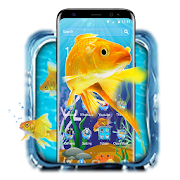 Aquarium Ocean Gold Fish Theme  Icon