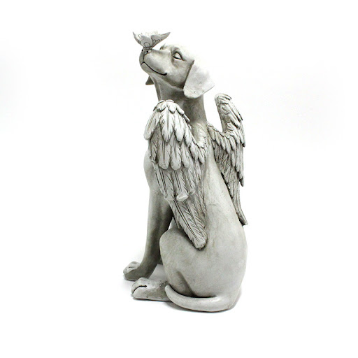 Title 1, Resin Angel Dog Pet Tombstone Ornament. A touch...