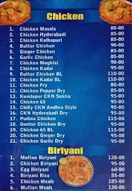 Naidu Biriyani Hut menu 4