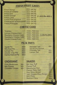 Celebrity The Cake Shop menu 2