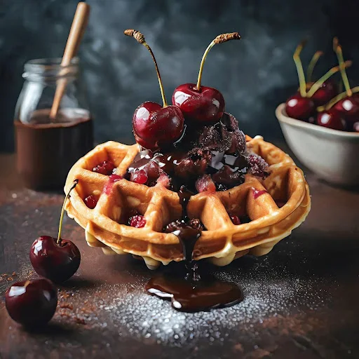 Cherry Chocolate Waffle