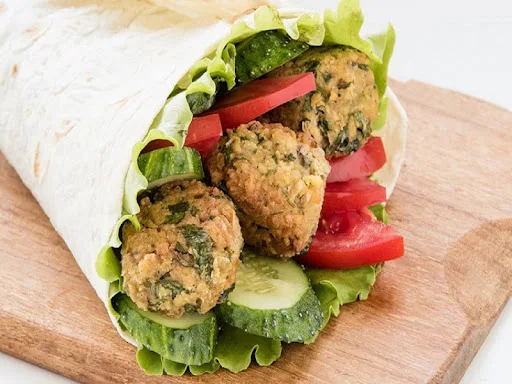 Veg Nugget Falafel Wrap