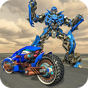 US Police Cop Moto Robot Transform Gangster Chase 1.0.2 Icon