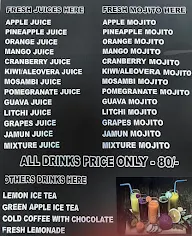 F3 Salads & Drinks menu 1