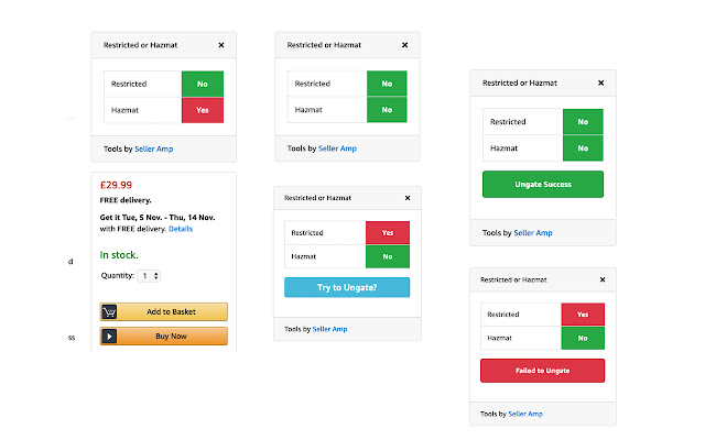 Restricted or Hazmat chrome extension