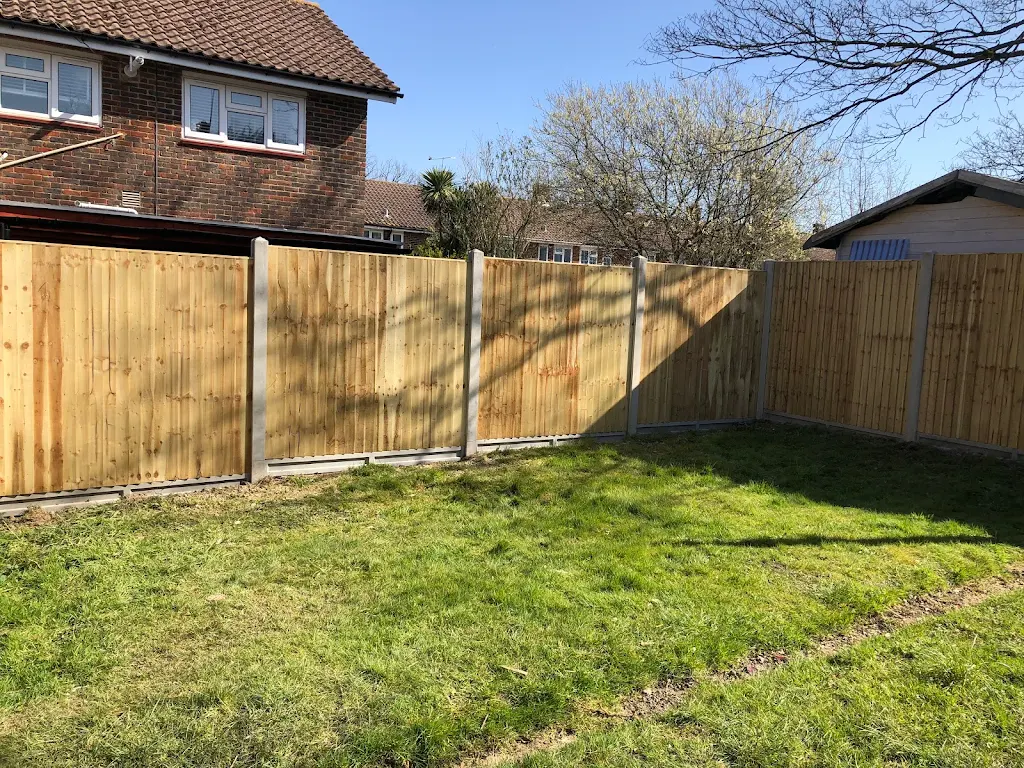 Album cover: Kamil New close board panels concrete posts and boards 