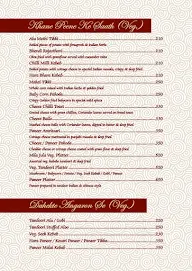 The Avenue menu 1