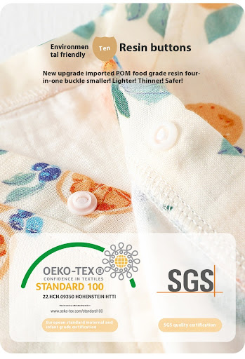 Title 2, Gauze Class A Newborn Clothes for Thin Air Cond...